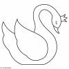 Tampon Bois Lovely Swan Artemio - Cygne - 5 X 5 Cm