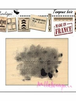 Tampon Bois Mesh Florilèges Design