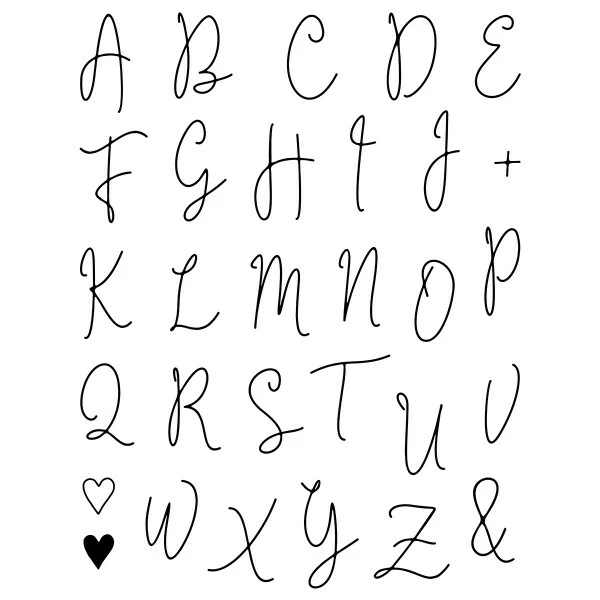 Tampon Clear Artemio - Alphabet - 30 Pcs 2 Tampon Clear Artemio - Alphabet - 30 Pcs – Image 2