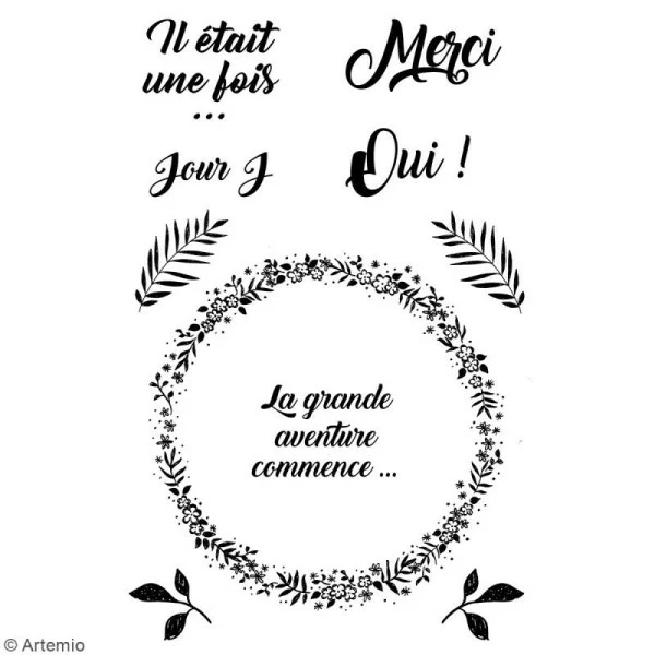 Tampon Clear Artemio - Love Mariage - 10 Pcs 2 Tampon Clear Artemio - Love Mariage - 10 Pcs – Image 2