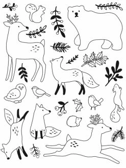 Tampon Clear Artemio - Woodsy Christmas - Animaux - 25 Pcs 3 Tampon Clear Artemio - Woodsy Christmas - Animaux - 25 Pcs -V-Zug shop tampon clear artemio woodsy christmas animaux 25 pcs p 2