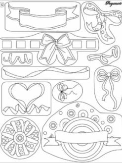Tampon Clear Stamps Pergamano - Petits Noeuds (41912)