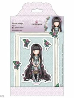 Gorjuss Tampon Cling Santoro - Rosie - 4 Pcs