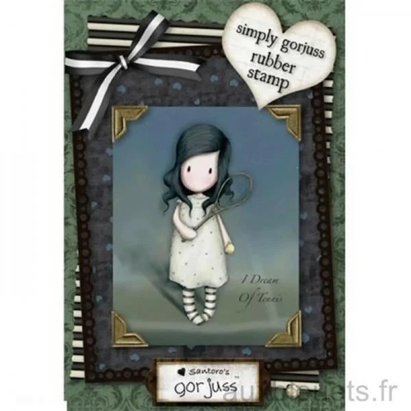 Docrafts Tampon I Dream Tennis - Gorjuss™ 1 Docrafts Tampon I Dream Tennis - Gorjuss™