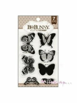 Tampon Transparent - Bo Bunny - 7 Pièces