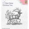 Tampon Transparent Clear Stamp Scrapbooking Nellie S Choice CERF FORET 020