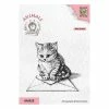 Tampon Transparent Clear Stamp Scrapbooking Nellie S Choice CHAT ENVELOPPE 025