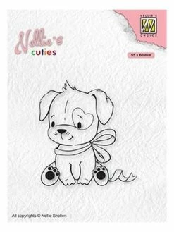 Tampon Transparent Clear Stamp Scrapbooking Nellie S Choice CHIEN 015