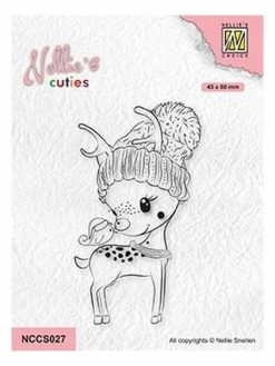 Tampon Transparent Clear Stamp Scrapbooking Nellie S Choice OISEAU BICHE 027