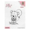 Tampon Transparent Clear Stamp Scrapbooking Nellie S Choice OURSON BALLON MUGUET 022