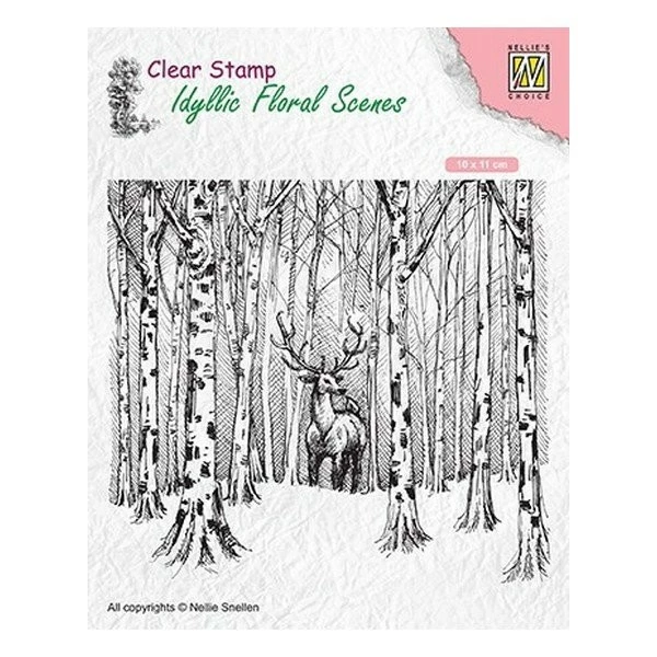 NELLIE S CHOICE Tampon Transparent Clear Stamp Scrapbooking Nellie's Choice CERF DANS FORET 017 1 NELLIE S CHOICE Tampon Transparent Clear Stamp Scrapbooking Nellie's Choice CERF DANS FORET 017