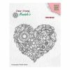 NELLIE S CHOICE Tampon Transparent Clear Stamp Scrapbooking Nellie's Choice MANDALA’S COEUR 001