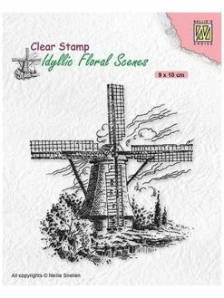 NELLIE S CHOICE Tampon Transparent Clear Stamp Scrapbooking Nellie's Choice NATURE MOULIN 029