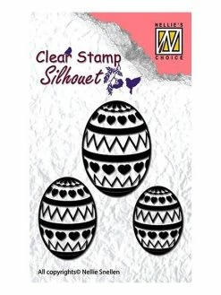 NELLIE S CHOICE Tampon Transparent Clear Stamp Scrapbooking Nellie's Choice Pâques ŒUF 028