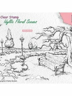 NELLIE S CHOICE Tampon Transparent Clear Stamp Scrapbooking Nellie's Choice PARC EN HIVER 016