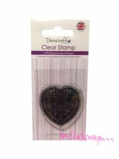 Tampon Transparent Cœur - Dovecraft