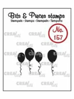 Tampon Transparent CREALIES Bits & Pieces N°157 Ballons