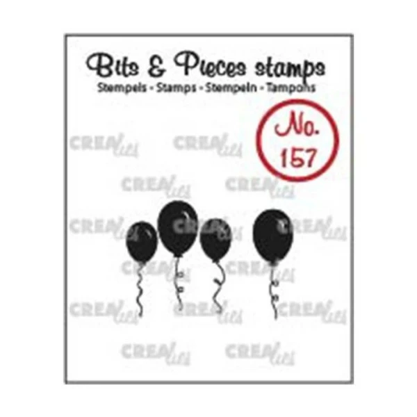 Tampon Transparent CREALIES Bits & Pieces N°157 Ballons 1 Tampon Transparent CREALIES Bits & Pieces N°157 Ballons