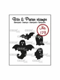 Tampon Transparent CREALIES Bits & Pieces N°179 Halloween
