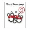 Tampon Transparent CREALIES Bits & Pieces N°69 Cercles
