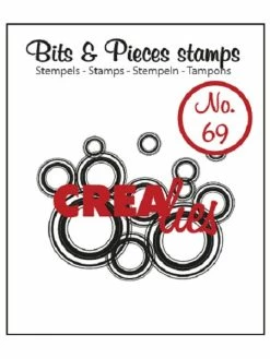 Tampon Transparent CREALIES Bits & Pieces N°69 Cercles