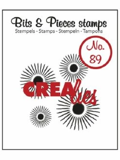 Tampon Transparent CREALIES Bits & Pieces N°89 Soleil