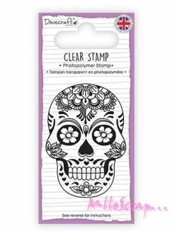 Tampon Transparent - Dovecraft - Tête De Mort