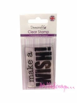 Tampon Transparent Make A Wish - Dovecraft
