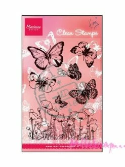 Tampon Transparent Marianne Design - Papillons - 7 Pièces