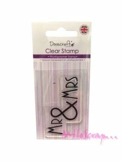 Tampon Transparent Mr&Mrs - Dovecraft