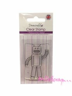 Tampon Transparent Robot - Dovecraft