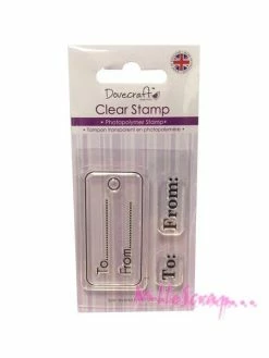 Tampon Transparent To…from… Dovecraft - 3 Pièces