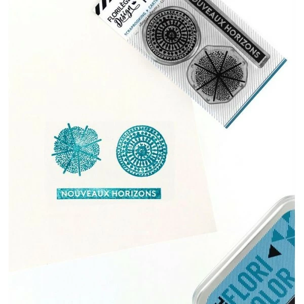 Tampons Clear Florilèges Design - Nouveaux Horizons - 3,5 à 7,5 Cm - 3 Pcs 2 Tampons Clear Florilèges Design - Nouveaux Horizons - 3,5 à 7,5 Cm - 3 Pcs – Image 2