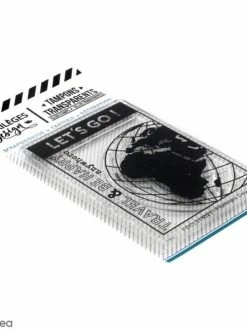 Tampons Clear Florilèges Design - Travel And Be Happy - 5 X 7,5 Cm - 1 Pce