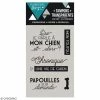 Tampons Clear Florilèges Design - Une Vie De Chien - 5 Pcs