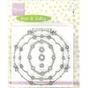 Tampons Clear Transparents Bordure Cercle Scrapbooking Carterie DDS3314 Marianne Design