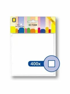 Craftlines Tampons Mousse Adhésifs 3 Mm Blister De 400