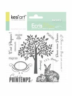 Tampons Transparent Pâques Kesi'art