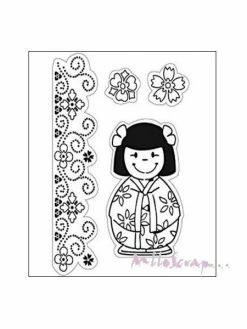 Tampons Transparents Chinoises Marianne Design - 4 Pièces