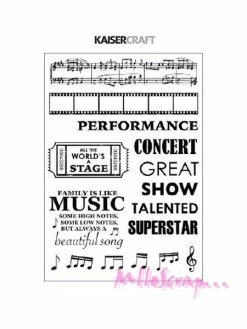 Tampons Transparents Kaisercraft - 16 Pièces