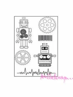 Tampons Transparents Kaisercraft - 6 Pièces