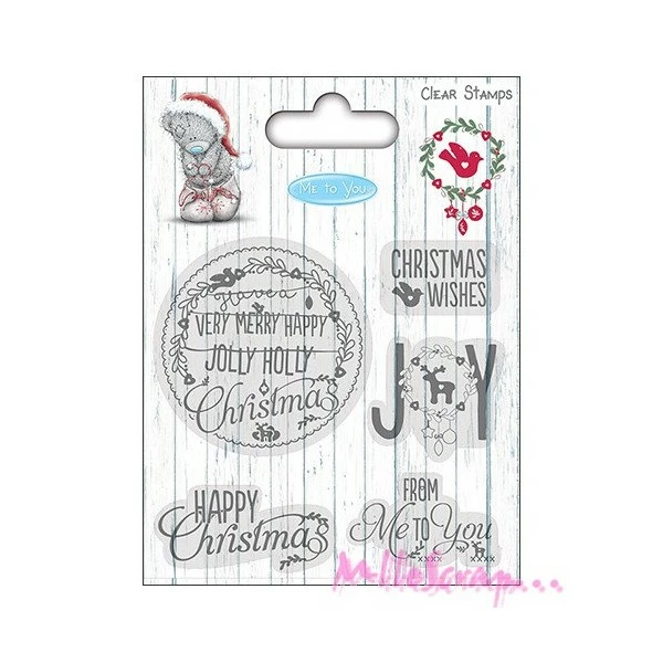 Tampons Transparents Me To You Christmas - 5 Pièces 1 Tampons Transparents Me To You Christmas - 5 Pièces