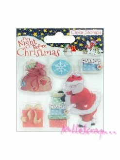 Helz Cuppleditch Tampons Transparents - Noel - 5 Pièces