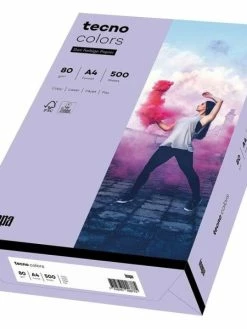 TECNO - Papier Multifonction Colors, A4, 80 G/m² - Violet