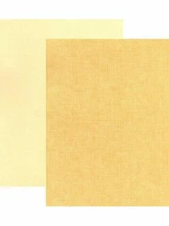 Czech Beads Exclusive Texturé Trimestre A4 Vintage Jaune Soleil 220g / M2, Ursus Feuille De Papier Feuilles, Monochrome, S