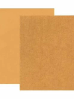 Czech Beads Exclusive Texturé Trimestre A4 Vintage Miel 220g / M2, Ursus, Feuille, Feuilles, Couleur Solide, Scrapbooking