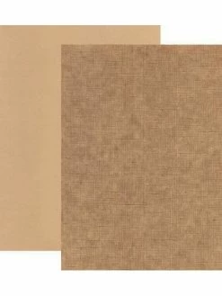 Czech Beads Exclusive Texturé Trimestre A4 Vintage Noisette 220g / M2, Ursus, Feuille, Feuilles, Solide, Scrapbooking