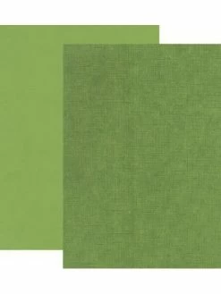 Czech Beads Exclusive Texturé Trimestre A4 Vintage Vert 220g / M2, Ursus, Feuille, Feuilles, Couleur Solide, Scrapbooking