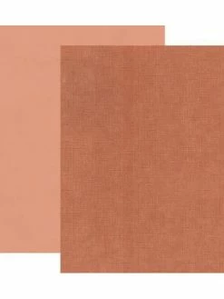 Czech Beads Exclusive Texturé Trimestriel A4 Vintage En Terre Cuite à 220 G / M2, Ursus, Feuille, Feuilles, Couleur Solide