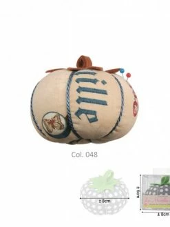 MDC Tomates Porte épingles Papillon Beige Et Bleu